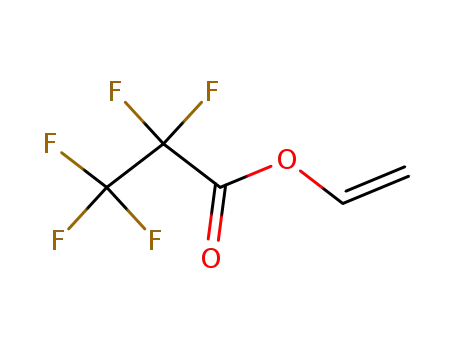 Molecular Structure of 357-47-1 (vinyl pentafluoropropionate)