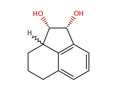 Molecular Structure of 16897-64-6 (2a,3,4,5-tetrahydro-1,2-dihydroxyacenaphthene)