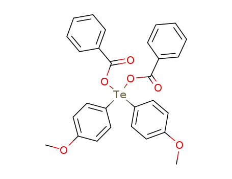 Molecular Structure of 57857-69-9 (di(p-anisyl)tellurium dibenzoate)