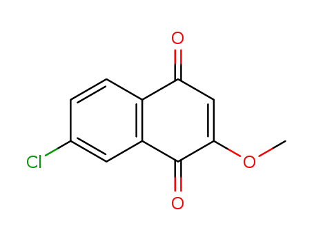 Molecular Structure of 90700-78-0 (1,4-Naphthalenedione, 7-chloro-2-methoxy-)