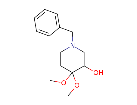 1-Benzyl-4,4-dimethoxypiperidin-3-ol