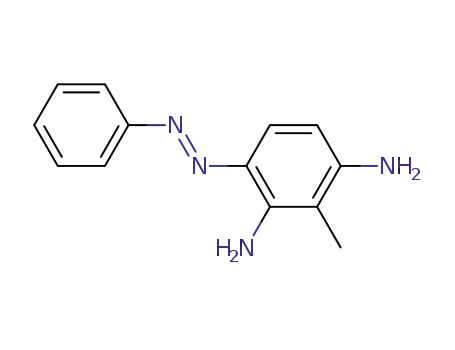Molecular Structure of 84434-42-4 (2-methyl-6-(phenylazo)benzene-1,3-diamine)