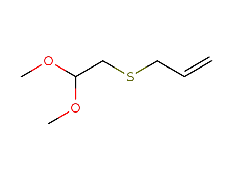 Molecular Structure of 84522-35-0 (3-[(2,2-dimethoxyethyl)thio]propene)