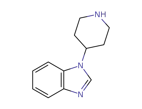 Molecular Structure of 83763-11-5 (1-(4-piperidinyl)-1H-benzimidazole)