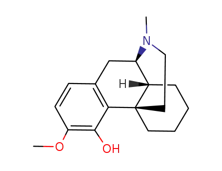 Molecular Structure of 3327-79-5 (3-Methoxy-17-methylmorphinan-4-ol)