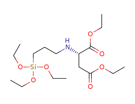 Molecular Structure of 94277-93-7 (diethyl N-[3-(triethoxysilyl)propyl]-L-aspartate)