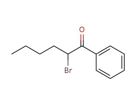 Molecular Structure of 59774-06-0 (α-bromohexanophenone)