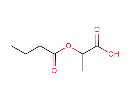 Molecular Structure of 84681-86-7 (1-carboxyethyl butyrate)