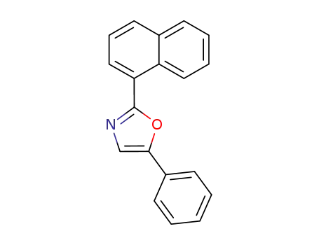Molecular Structure of 846-63-9 (2-(1-naphthyl)-5-phenyloxazole)
