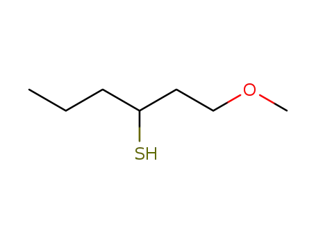Molecular Structure of 94291-50-6 (1-methoxyhexane-3-thiol)