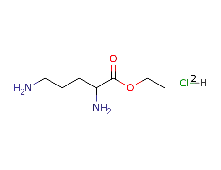 Molecular Structure of 84772-29-2 (Ethyl L-ornithine dihydrochloride)