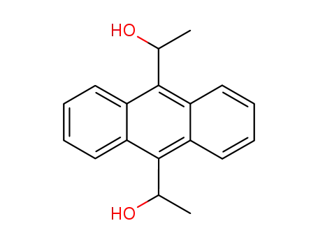 Molecular Structure of 101789-38-2 (9,10-bis(1-hydroxymethyl)anthracene)