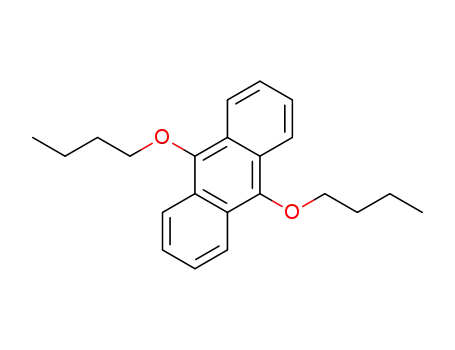 Molecular Structure of 76275-14-4 (9,10-Dibutoxyanthracene)