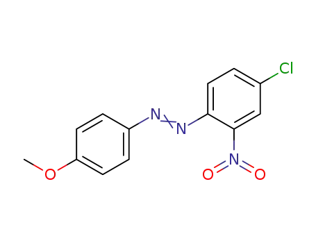 Molecular Structure of 84613-57-0 (4-chloro-4'-methoxy-2-nitroazobenzene)