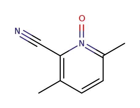 Molecular Structure of 892665-90-6 (2-cyano-3,6-dimethylpyridine 1-oxide)
