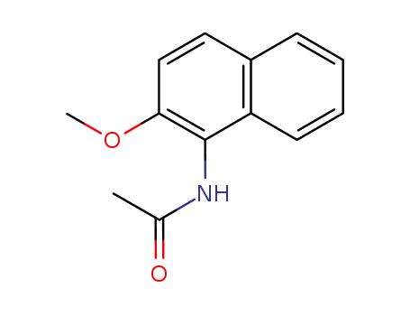 Molecular Structure of 85-04-1 (N-(2-methoxy-1-naphthyl)acetamide)