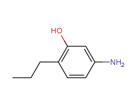 Molecular Structure of 85681-95-4 (5-amino-2-propylphenol)
