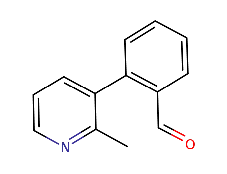 Molecular Structure of 1086561-19-4 (2-(2-methyl-pyridin-3-yl)-benzaldehyde)