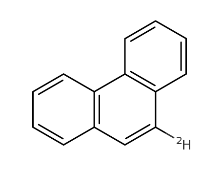 Molecular Structure of 4819-99-2 (9-deuteriophenanthrene)