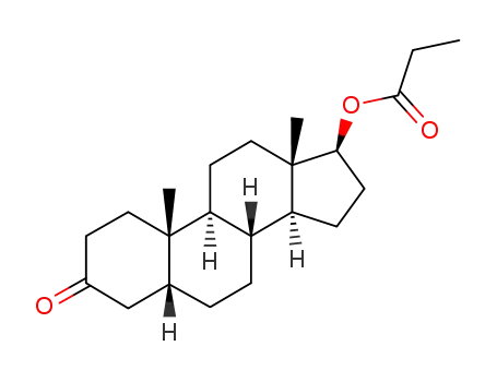 Molecular Structure of 18179-14-1 (3-oxo-5β-androstan-17β-ol propionate)