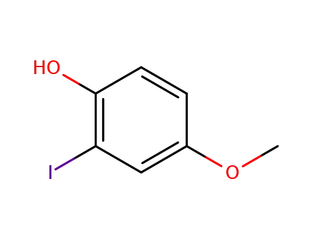 Molecular Structure of 312534-71-7 (4-Methoxy-2-iodophenol)