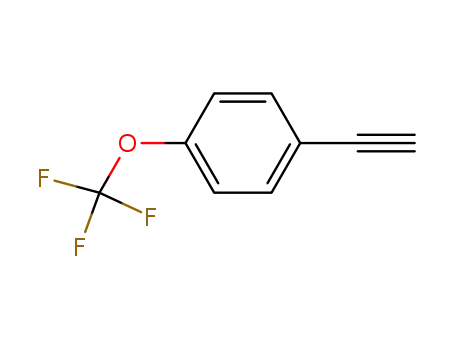 Molecular Structure of 160542-02-9 (4-(TRIFLUOROMETHOXY)PHENYLACETYLENE)
