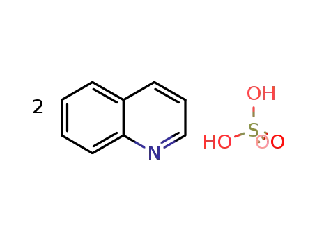Molecular Structure of 54957-90-3 (Quinoline sulphate)