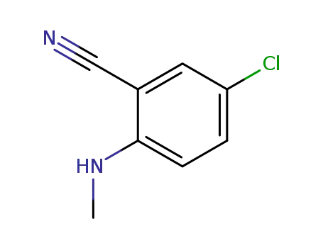 Molecular Structure of 85702-70-1 (5-CHLORO-2-METHYLAMINOBENZONITRILE)