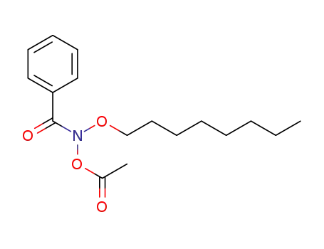 Molecular Structure of 124617-85-2 (N-ACETOXY-N-OCTYLOXYBENZAMIDE)