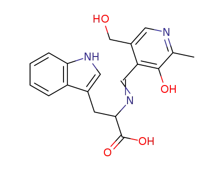 Molecular Structure of 13311-34-7 (pyridoxylidenetryptophan Schiff base)