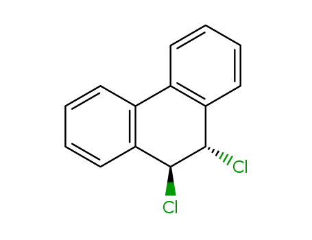 Molecular Structure of 139775-69-2 (Phenanthrene, 9,10-dichloro-9,10-dihydro-, trans-)