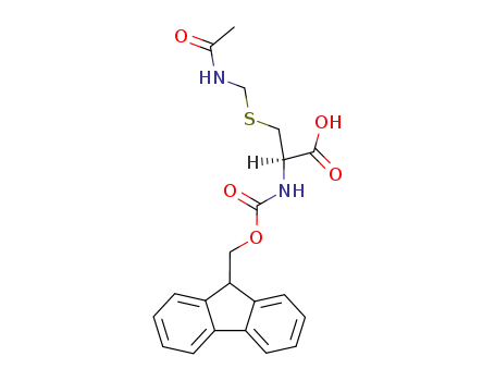 Molecular Structure of 86060-81-3 (Fmoc-S-acetamidomethyl-L-cysteine)