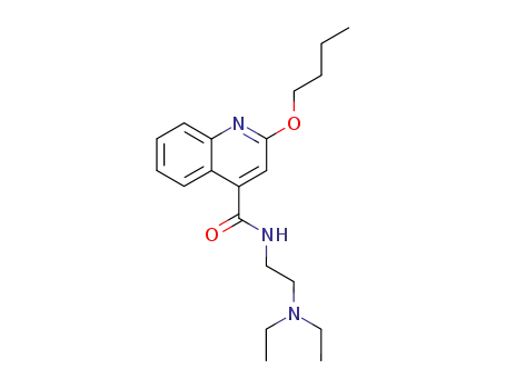 Molecular Structure of 85-79-0 (Cinchocaine)