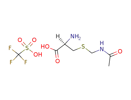 (R)-3-(Acetylamino-methylsulfanyl)-2-amino-propionic acid; compound with trifluoro-methanesulfonic acid