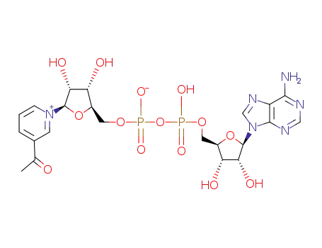 Molecular Structure of 86-08-8 (3-ACETYLPYRIDINE ADENINE DINUCLEOTIDE)