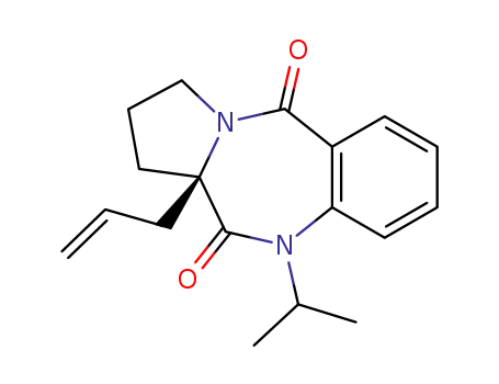 11a-allyl-10-isopropyl-1,2,3,11a-tetrahydro-10<i>H</i>-benzo[<i>e</i>]pyrrolo[1,2-<i>a</i>][1,4]diazepine-5,11-dione