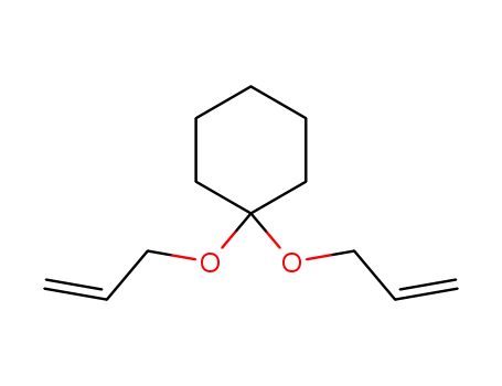 Molecular Structure of 53608-84-7 (CYCLOHEXANONE DIALLYLACETAL)