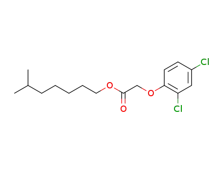 Molecular Structure of 3035-67-4 (6-methylheptyl 2,4-dichlorophenoxyacetate)