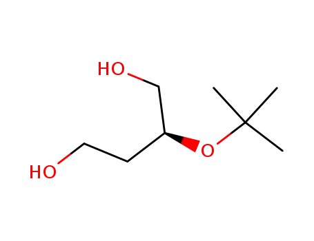 Molecular Structure of 167971-73-5 ((2S)-2-tert-Butoxy-1,4-butanediol)