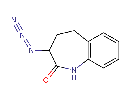 Molecular Structure of 97278-68-7 (3-azido-2,3,4,5-tetrahydro-2-oxo-1 H-1-benzazepine)