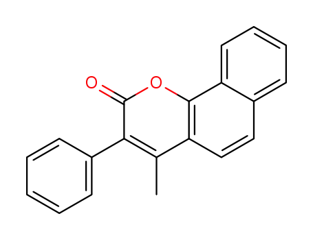 4-methyl-3-phenyl-benzo[<i>h</i>]chromen-2-one