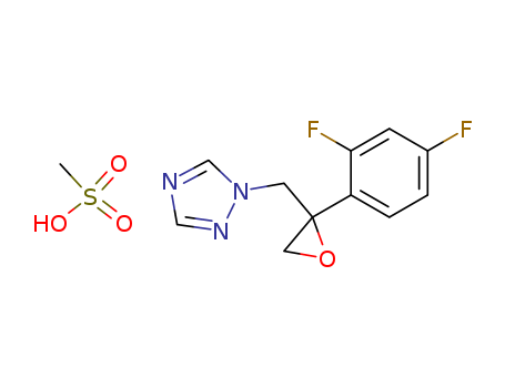2-[[(2,4-Difluorophenyl)-2-oxiranyl]methyl]-1H-1,2,4-triazole methanesulfonate(86386-77-8)