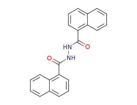 Molecular Structure of 5814-09-5 (1-Naphthalenecarboxylic acid, 2-(1-naphthalenylcarbonyl)hydrazide)