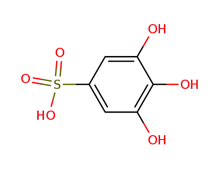 Molecular Structure of 5858-14-0 (Benzenesulfonic acid, 3,4,5-trihydroxy-)