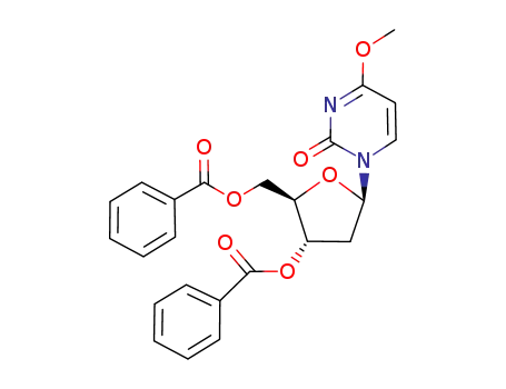Molecular Structure of 303041-54-5 (1-(3,5-O-dibenzoyl-2-deoxy-β-D-erythro-pentofuranosyl)-4-methoxy-2-pyrimidone)