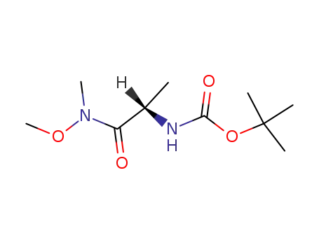 Molecular Structure of 87694-49-3 (BOC-ALA-N(OCH3)CH3)