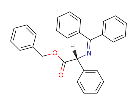 Benzeneacetic acid, a-[(diphenylmethylene)amino]-, phenylmethyl ester, (R)-