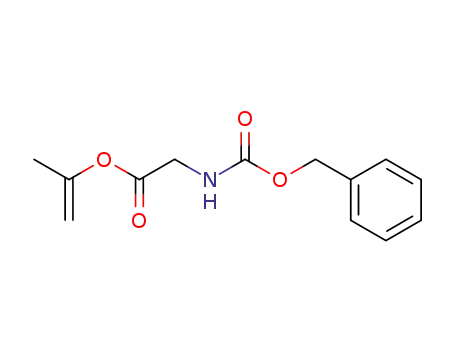 Molecular Structure of 121611-58-3 (Glycine, N-[(phenylmethoxy)carbonyl]-, 1-methylethenyl ester)
