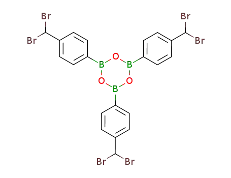 Molecular Structure of 111561-46-7 (tris(4-dibromomethyl phenyl)boroxine)