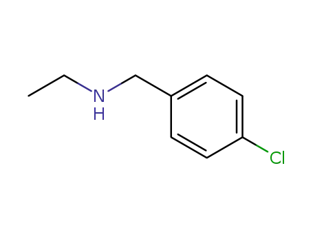 Molecular Structure of 69957-83-1 (N-Ethyl-4-Chlorobenzylamine)